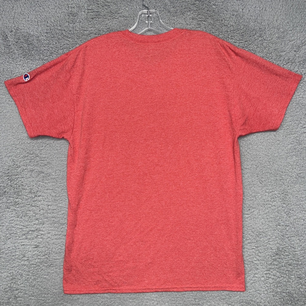 Champion New York Rangers T‎ Shirt Men's Sz M Red Faded Tee NHL - Picture 7 of 8